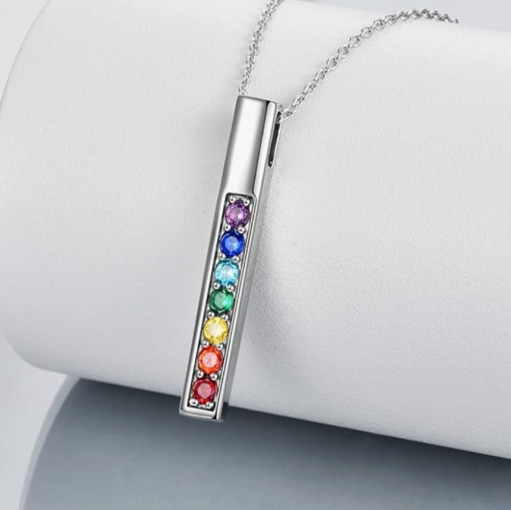 Silver Chakra Necklace for Women